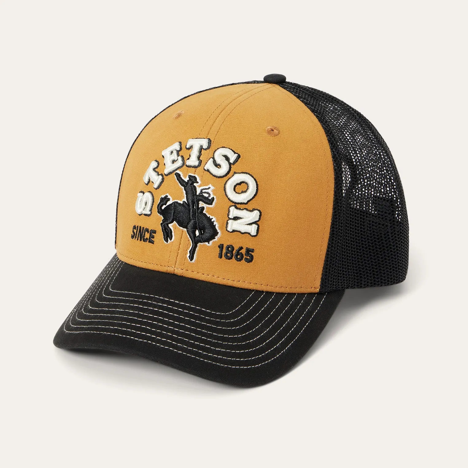 Tan Cowboy Trucker Cap sold by Stetson product image thumbnail 3