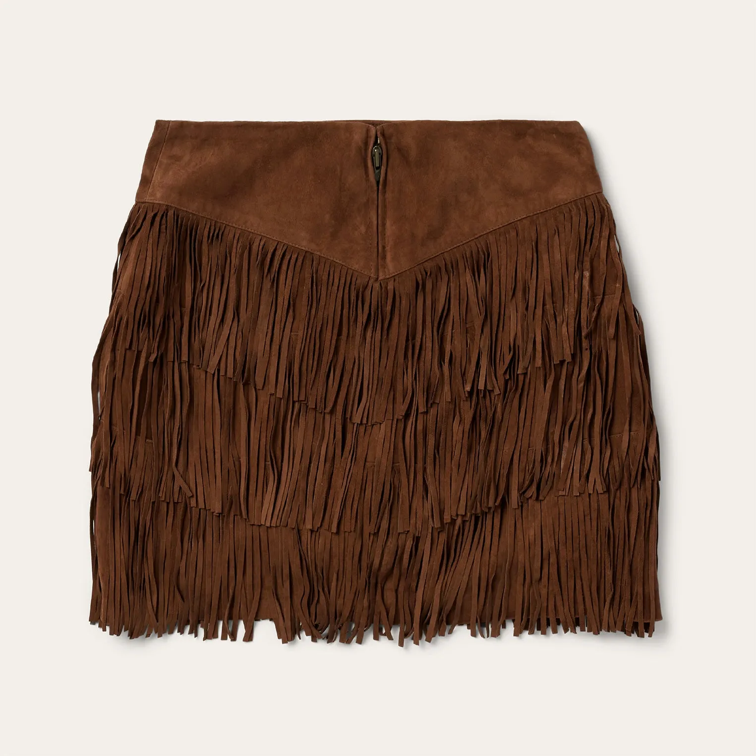 Lamb Suede Fringe Mini Skirt sold by Stetson product image thumbnail 3