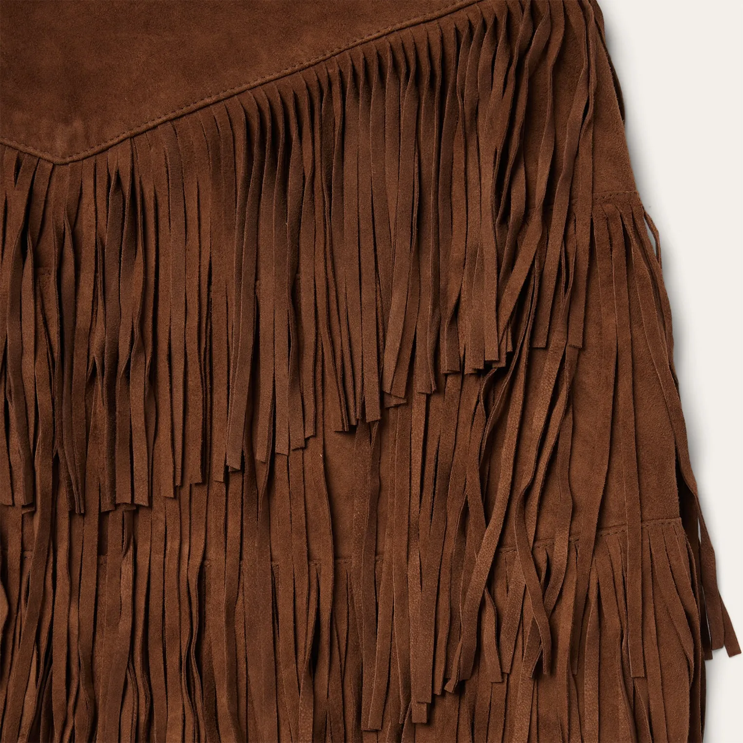 Lamb Suede Fringe Mini Skirt sold by Stetson product image thumbnail 4