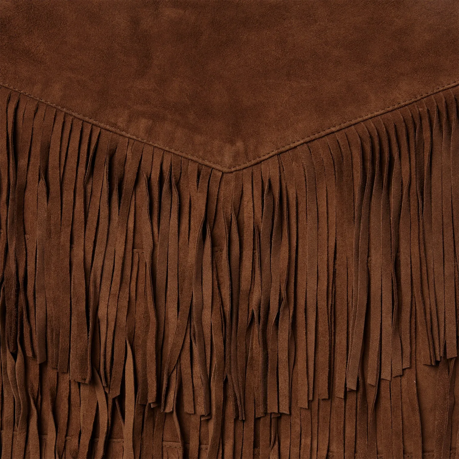 Lamb Suede Fringe Mini Skirt sold by Stetson product image thumbnail 5