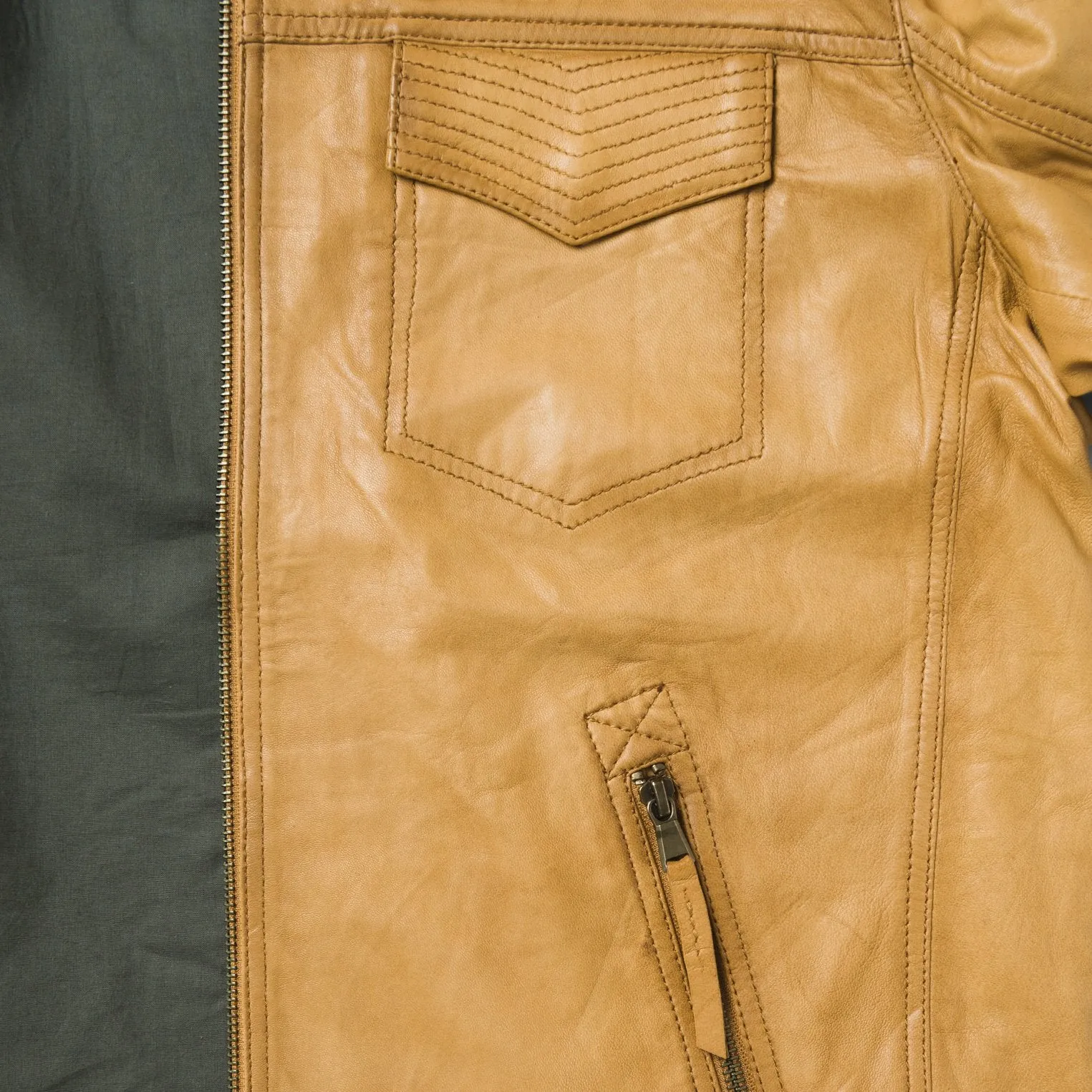 Butter Soft Distressed Leather Jacket sold by Stetson product image thumbnail 5