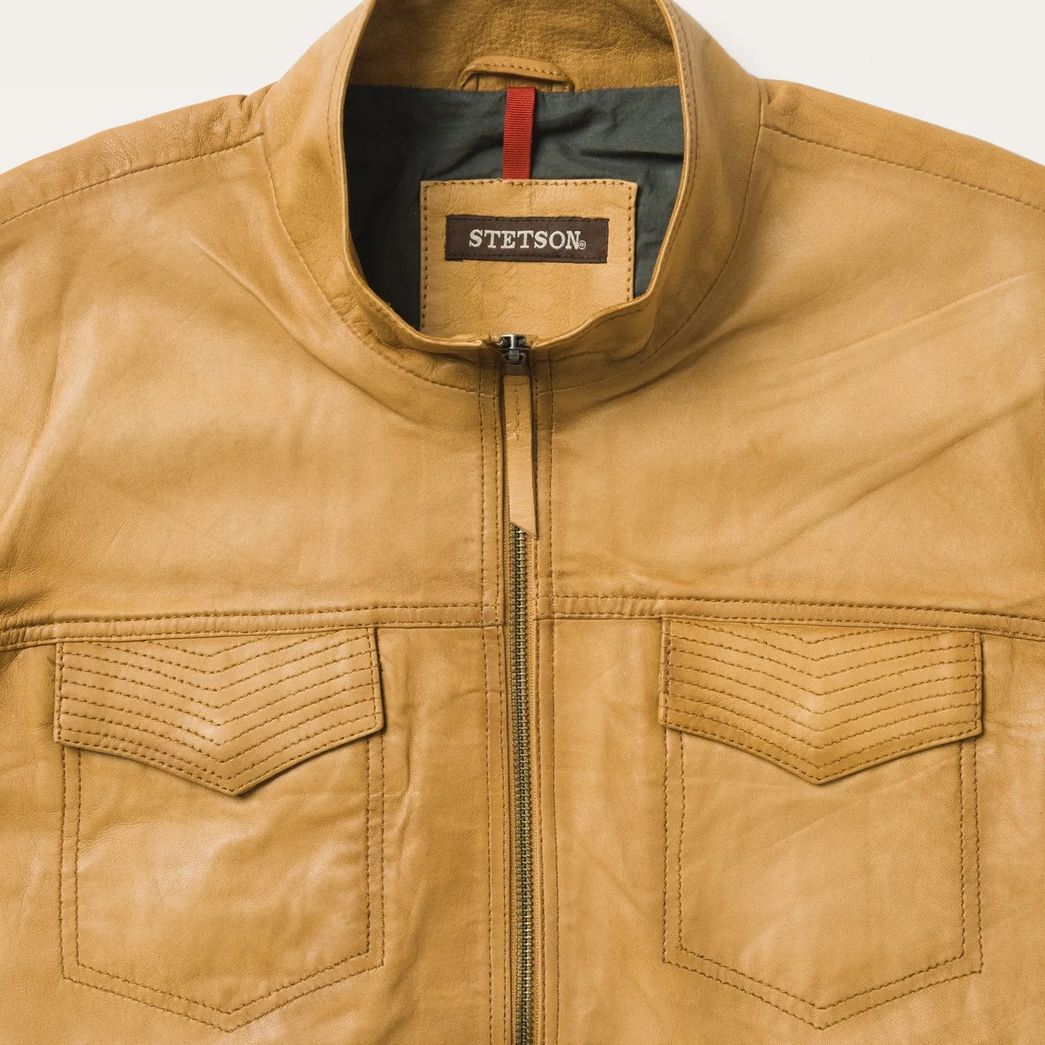 Butter Soft Distressed Leather Jacket sold by Stetson product image thumbnail 4