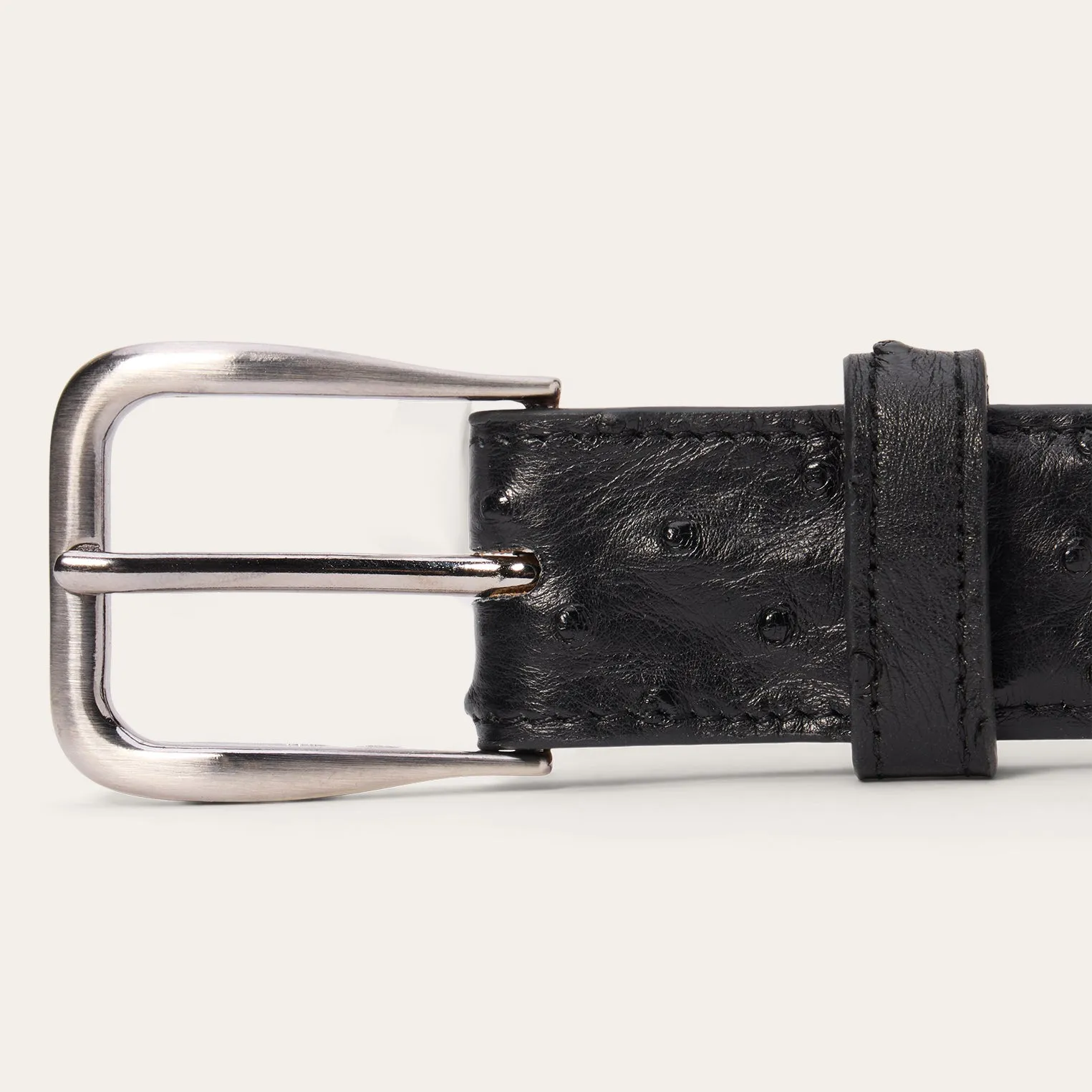 Ostrich Western Tab Belt - 1 1/4" Width sold by Stetson product image thumbnail 5