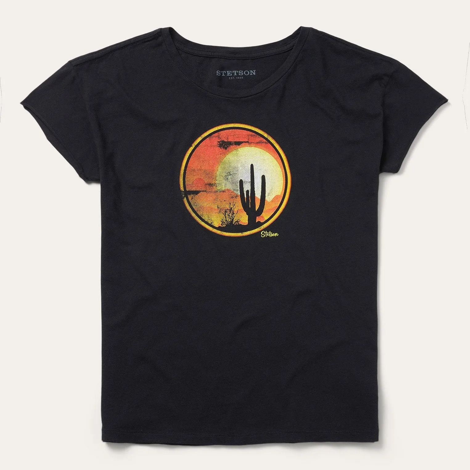 Sunset Saguaro Graphic Tee sold by Stetson