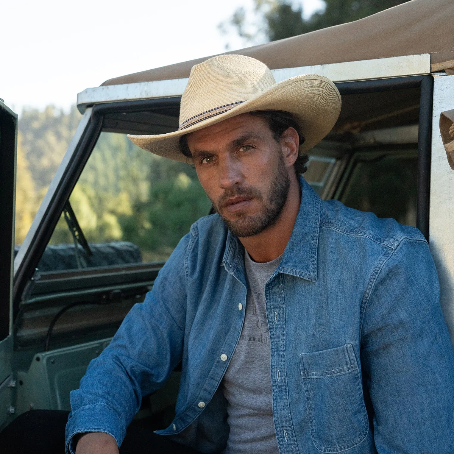 Sawmill Palm Leaf Western Hat sold by Stetson product image thumbnail 2