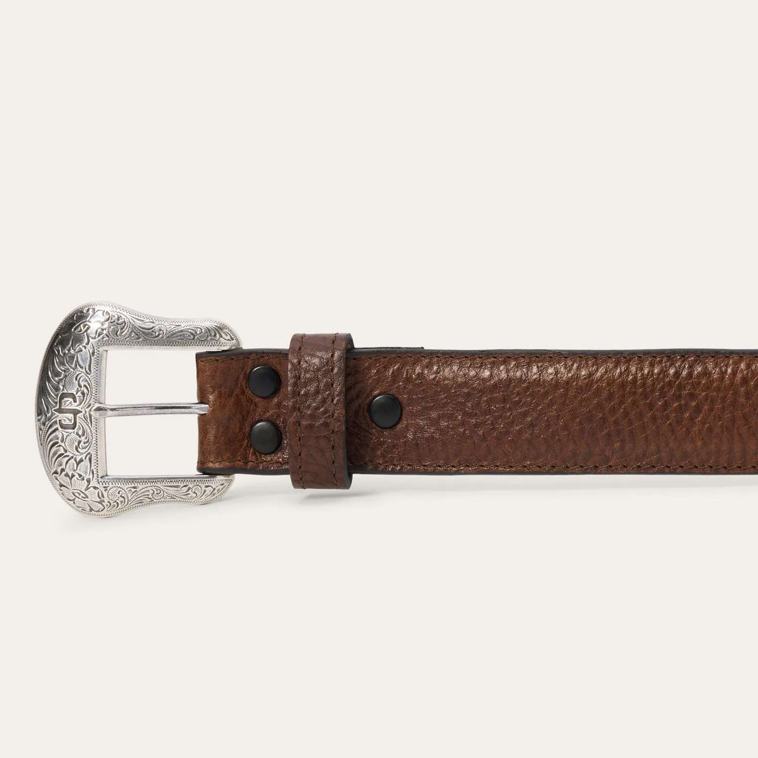 Bison Leather Concho Belt sold by Stetson product image thumbnail 4