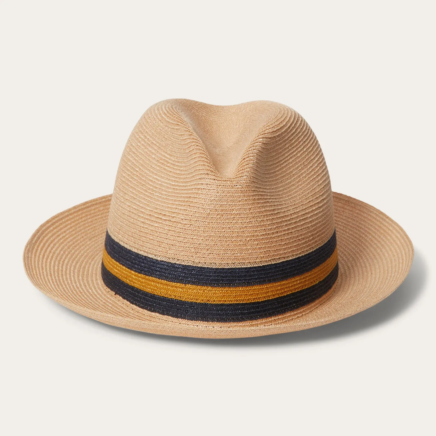 Triad Straw Fedora sold by Stetson
