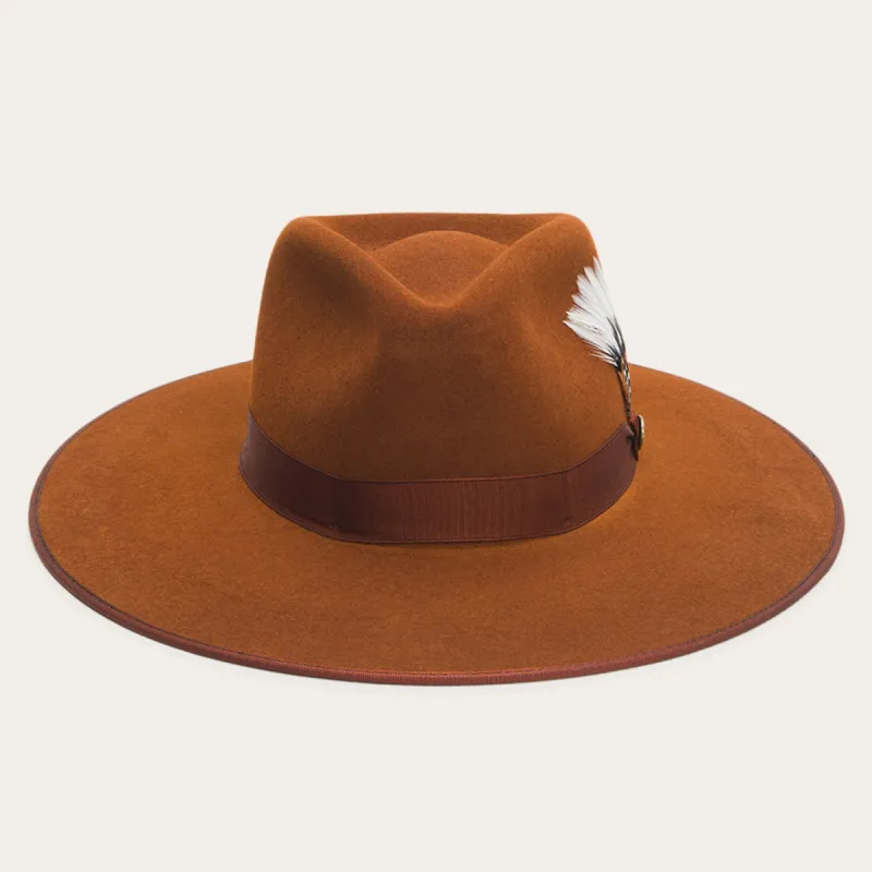 Midtown Wide Flat Brim Hat sold by Stetson
