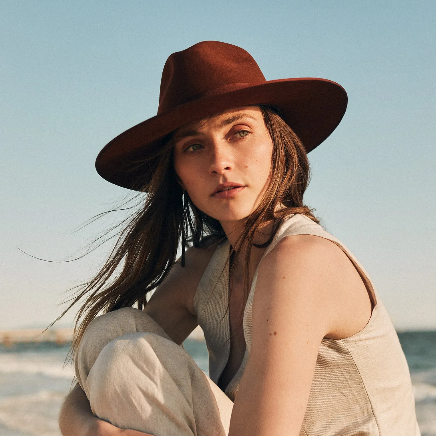 Midtown Wide Flat Brim Hat sold by Stetson product image thumbnail 3