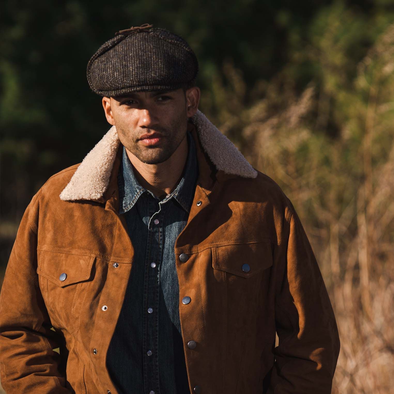 Driver Cap Harris Tweed sold by Stetson product image thumbnail 2