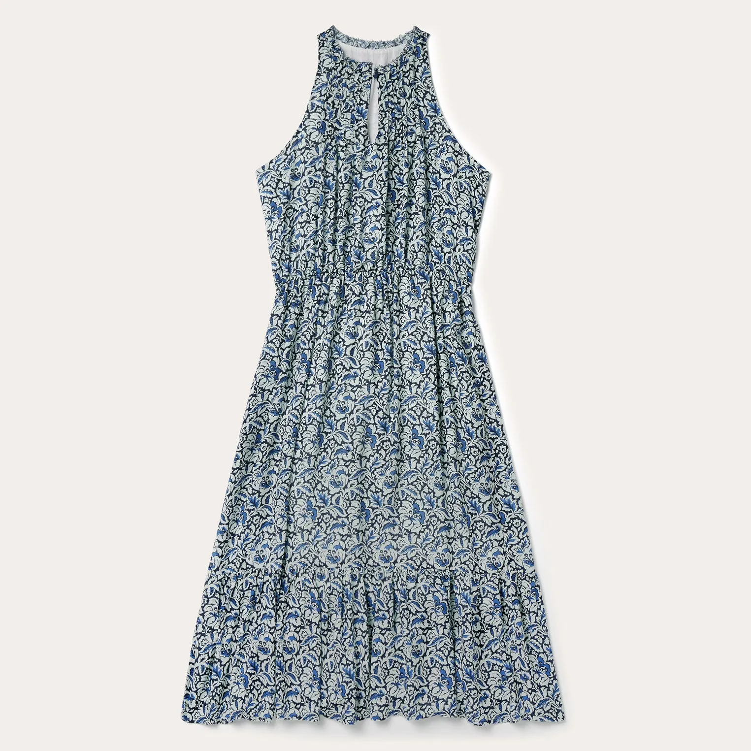 Indigo Tapestry Print Prairie Dress sold by Stetson