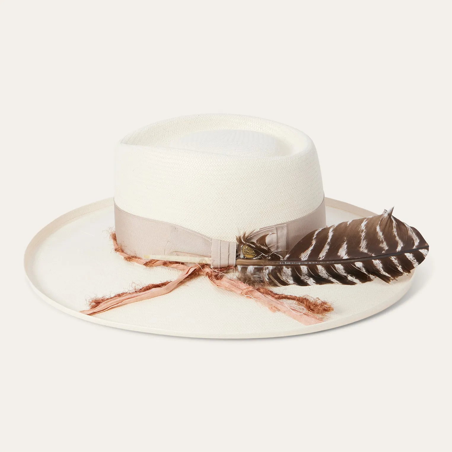 Kings Row Shantung Straw Fedora sold by Stetson product image thumbnail 5