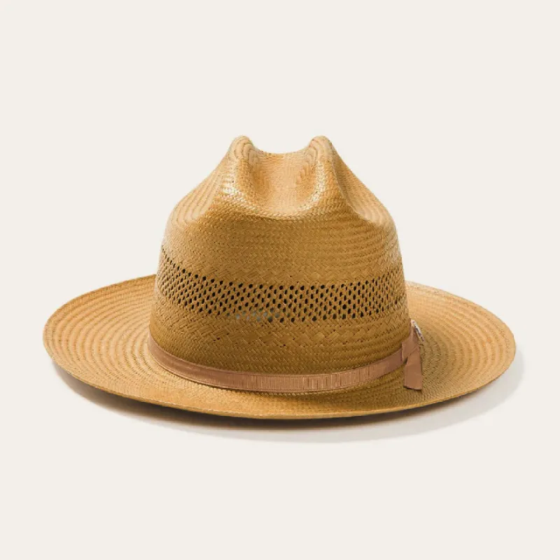 Open Road Vented Straw Cowboy Hat sold by Stetson
