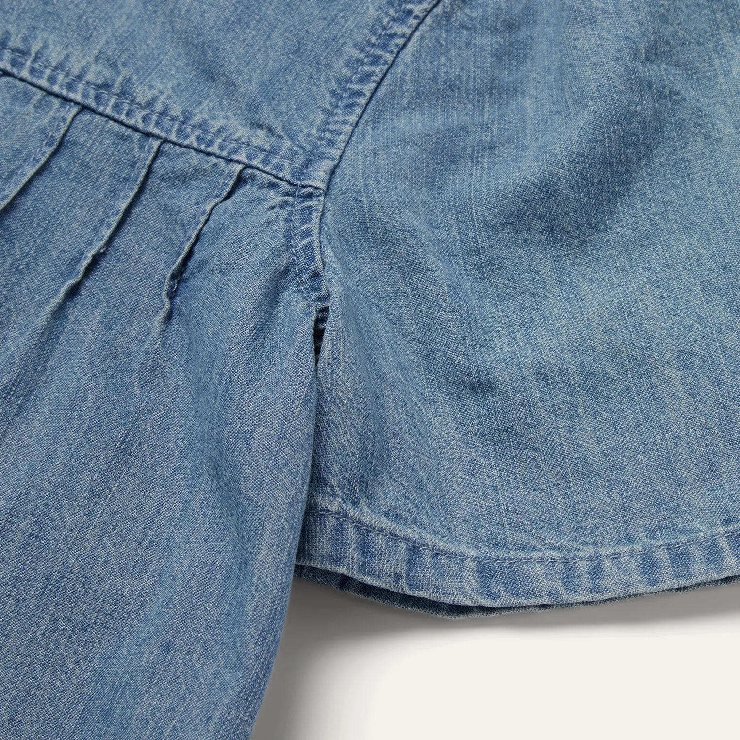 Short-Sleeved Denim Blouse sold by Stetson product image thumbnail 5