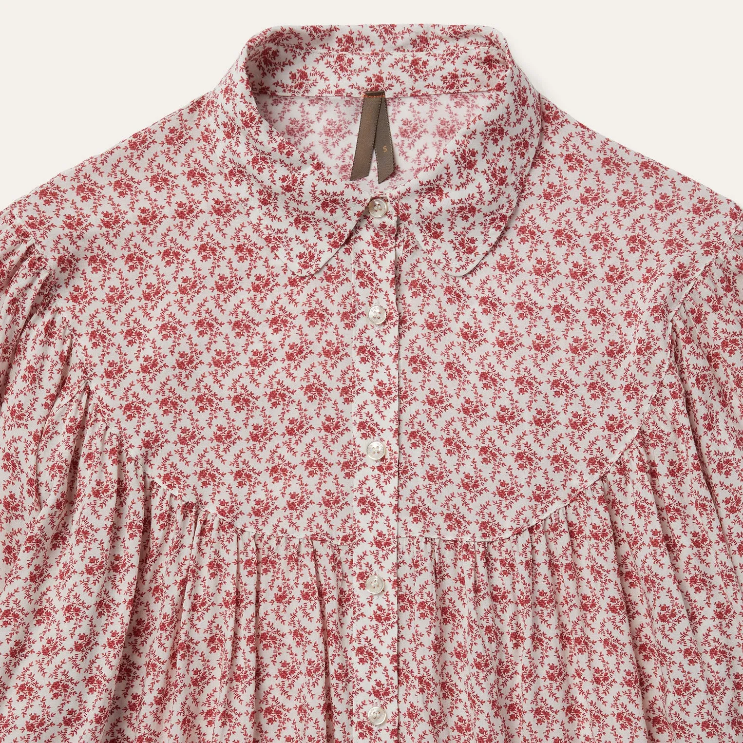 Short-Sleeved Cottage Floral Blouse sold by Stetson product image thumbnail 4