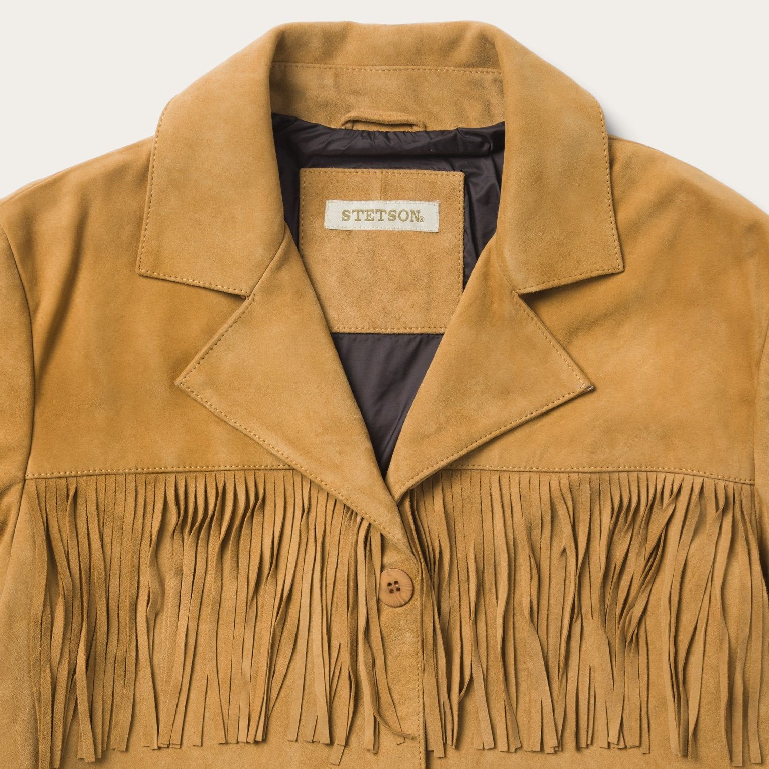 Tan Fringe Suede Jacket sold by Stetson product image thumbnail 7