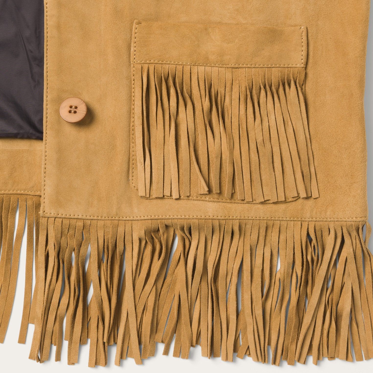 Tan Fringe Suede Jacket sold by Stetson product image thumbnail 8