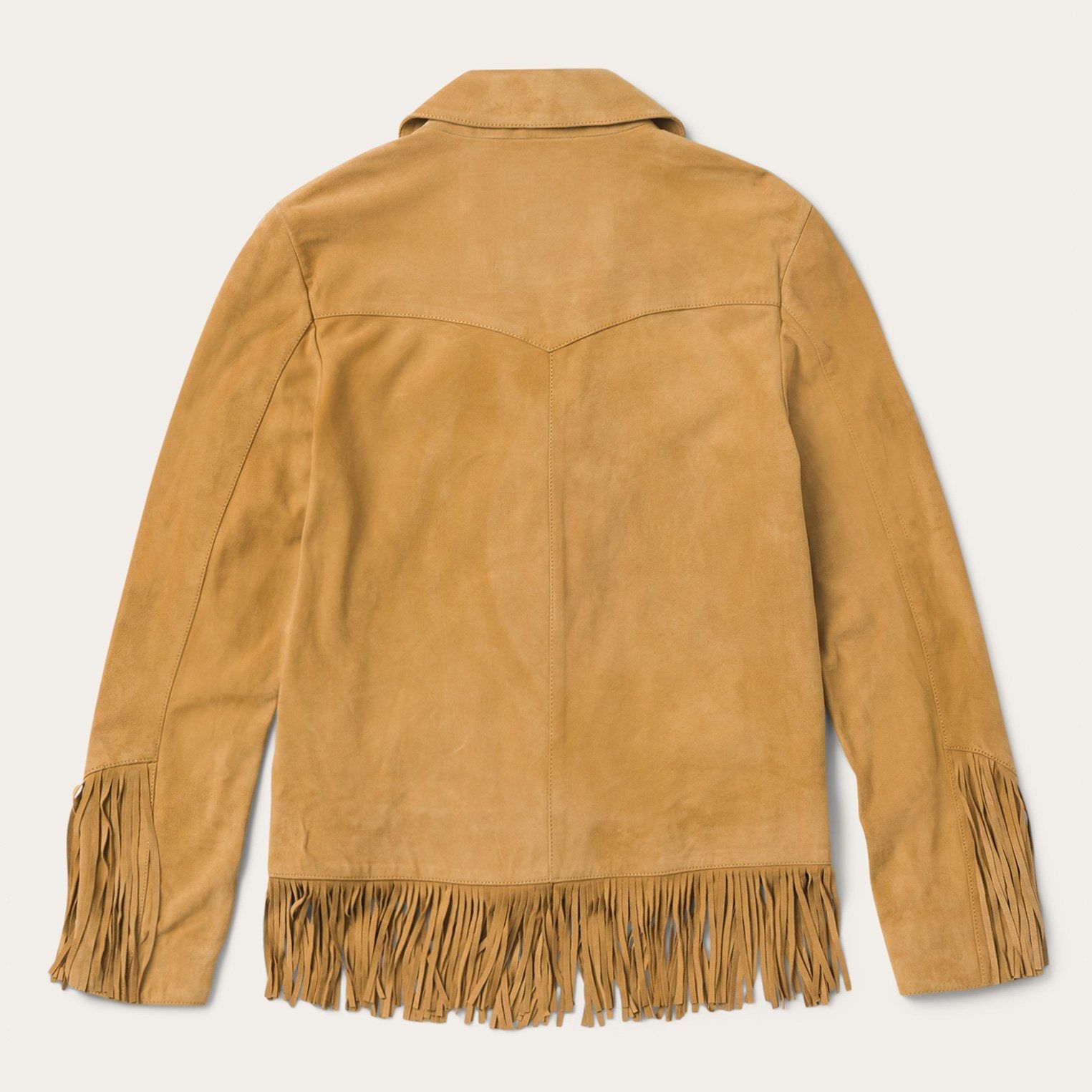 Tan Fringe Suede Jacket sold by Stetson product image thumbnail 6