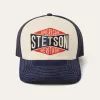 Cream American Heritage Trucker Cap sold by Stetson
