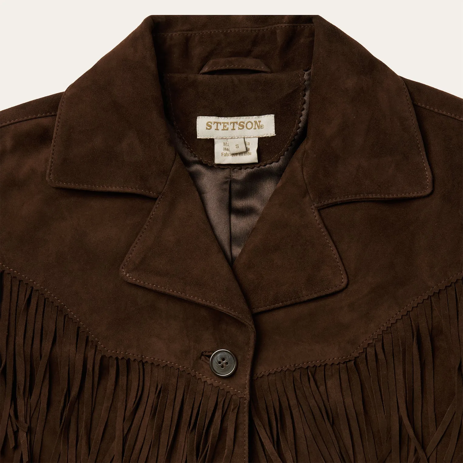 Fringe Suede Jacket sold by Stetson product image thumbnail 4