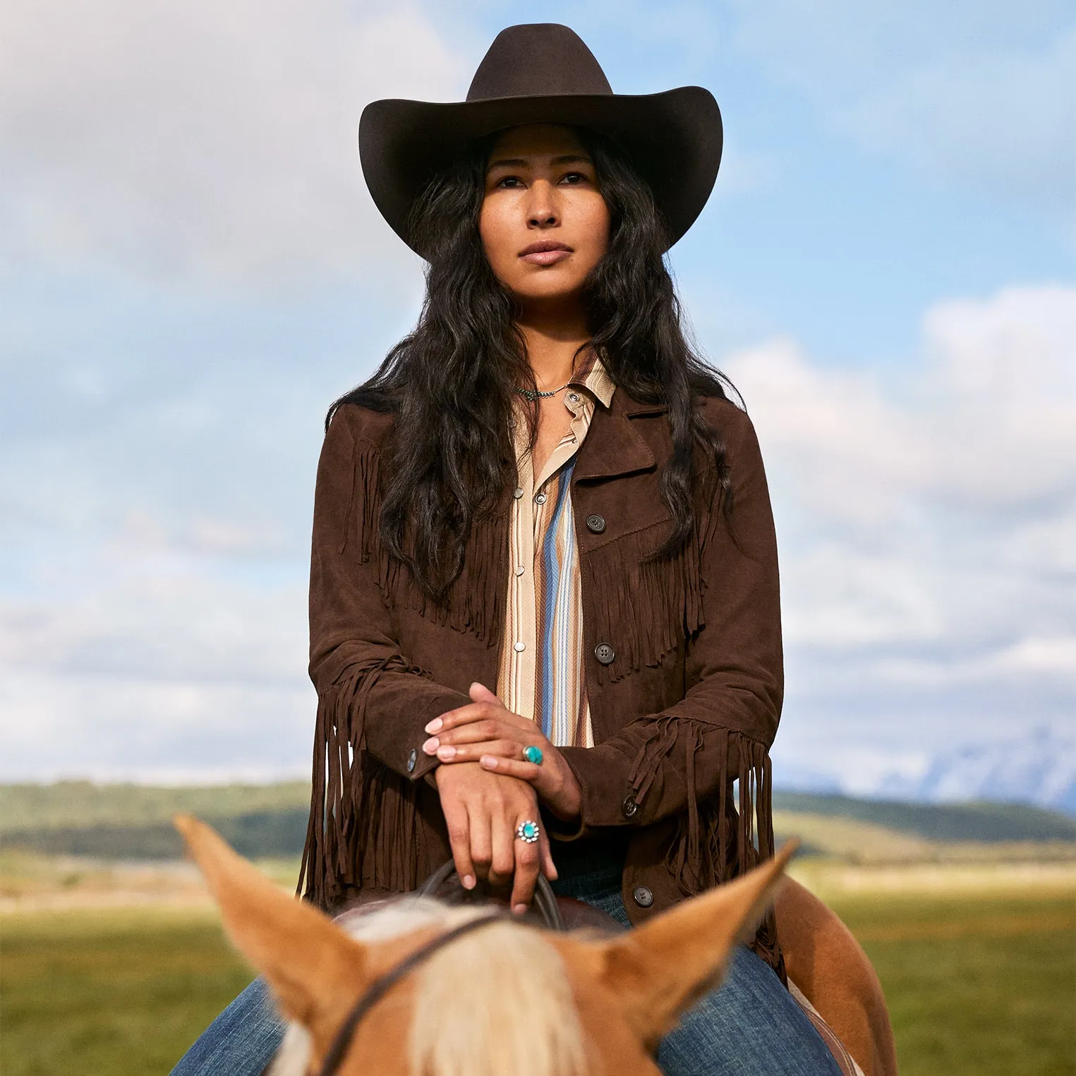 Fringe Suede Jacket sold by Stetson product image thumbnail 2