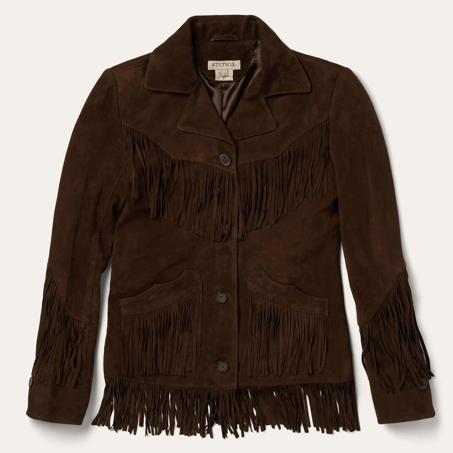 Fringe Suede Jacket sold by Stetson