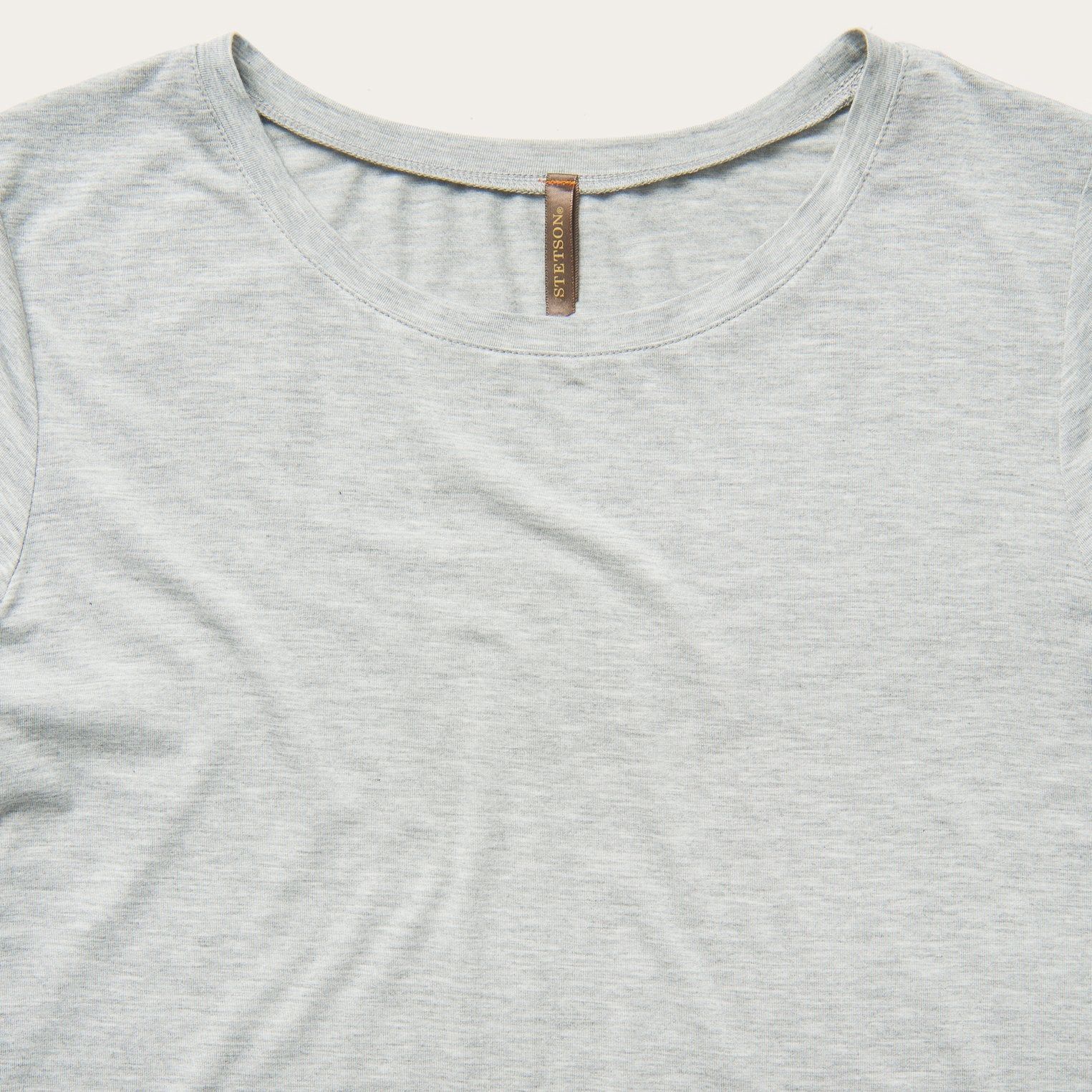 Heather Grey Jersey Boho Top sold by Stetson product image thumbnail 3