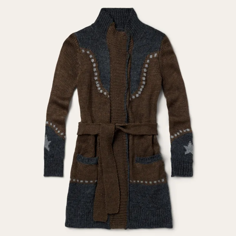 Vintage Steer Head Cardigan sold by Stetson