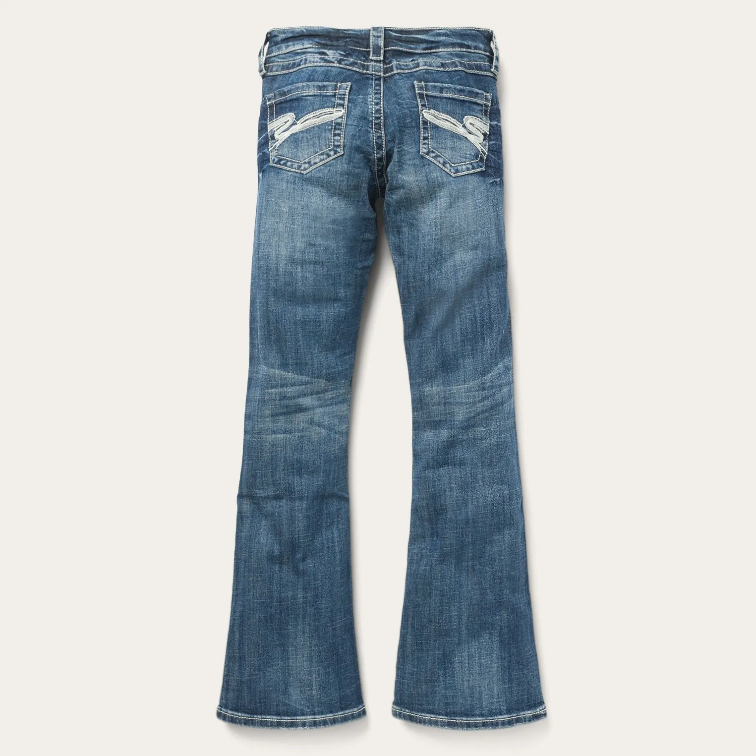 816 Fit Jeans With White "S" Back Pocket sold by Stetson product image thumbnail 2