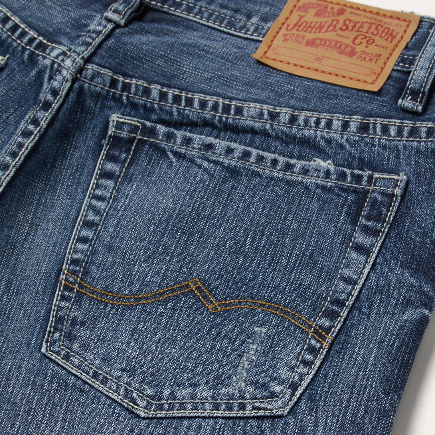 1520 Fit Standard Straight Leg Jean sold by Stetson product image thumbnail 5