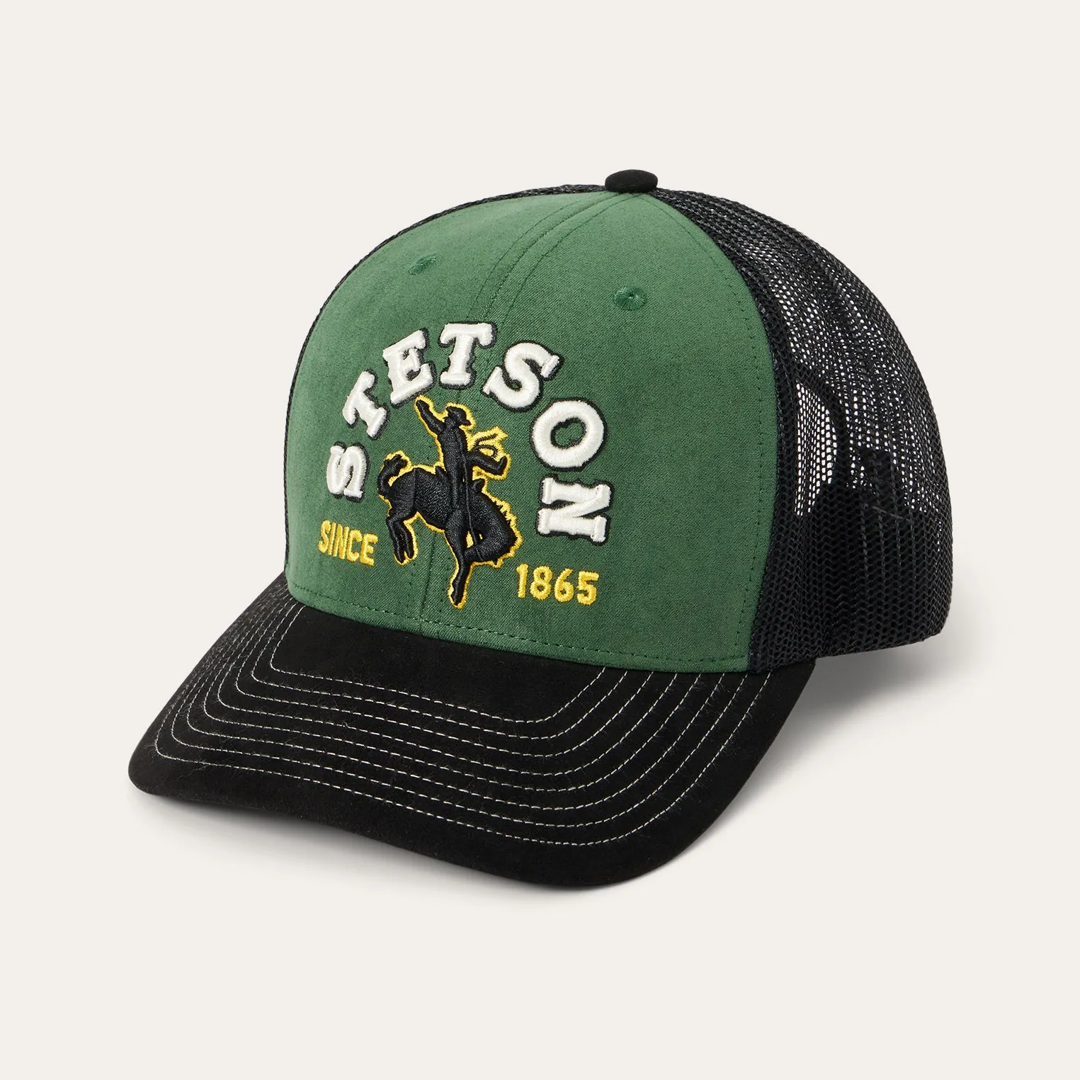 Olive Cowboy Trucker Cap sold by Stetson product image thumbnail 2