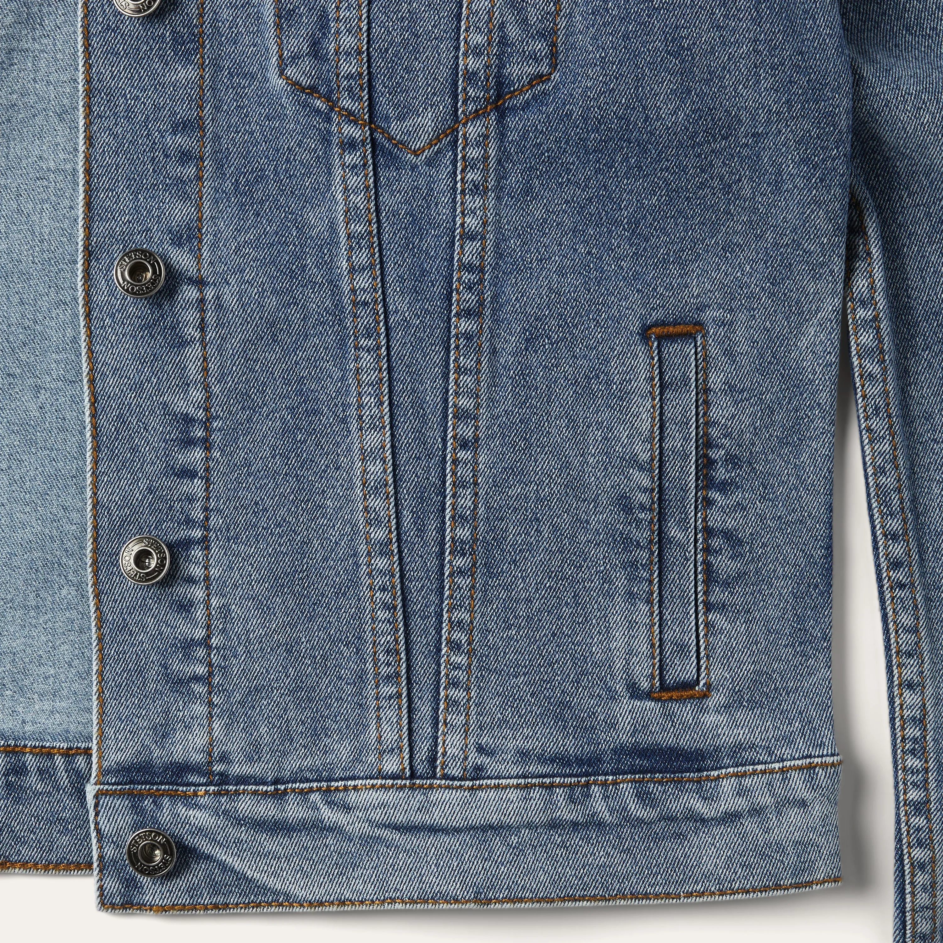 Stretch Denim Jacket sold by Stetson product image thumbnail 5