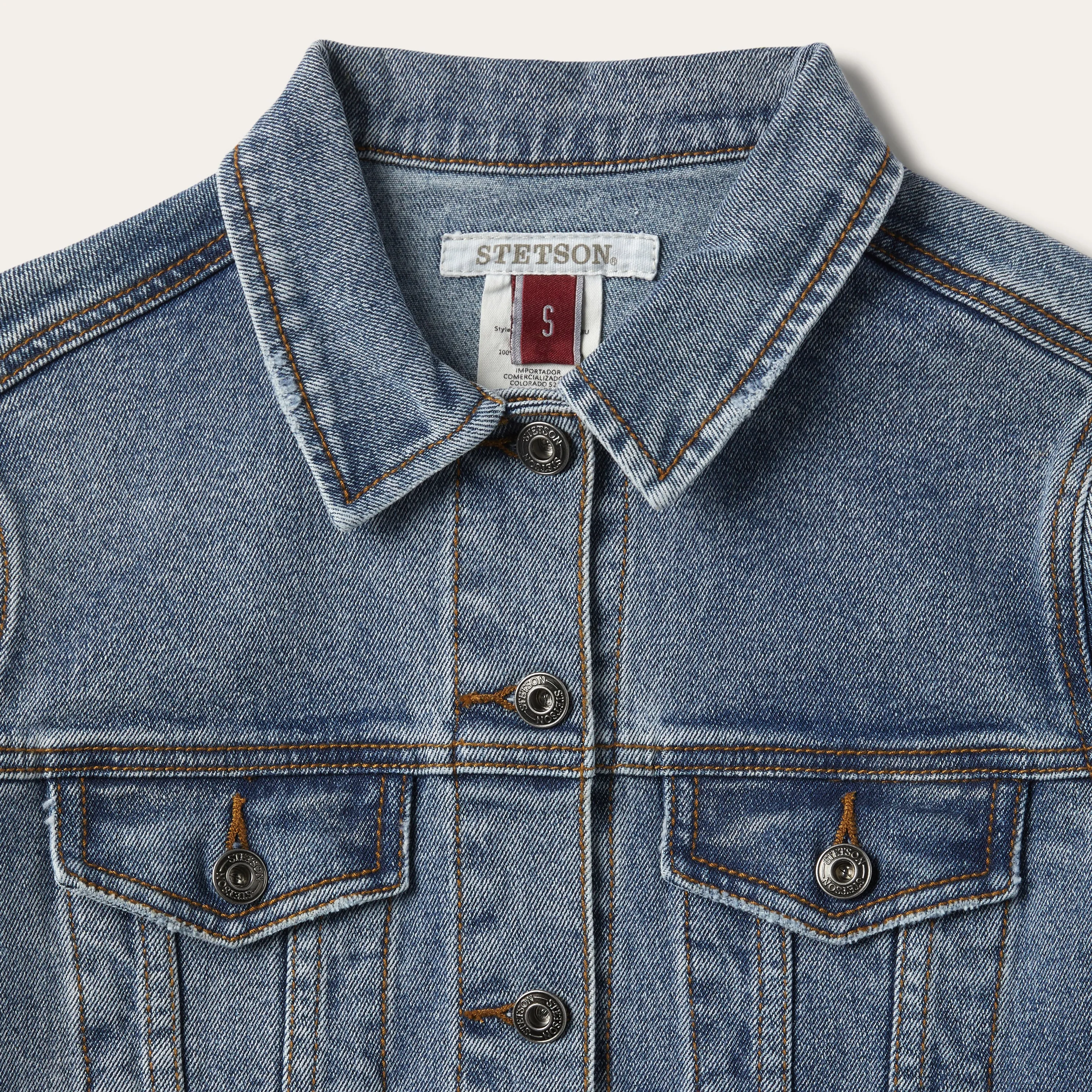 Stretch Denim Jacket sold by Stetson product image thumbnail 4