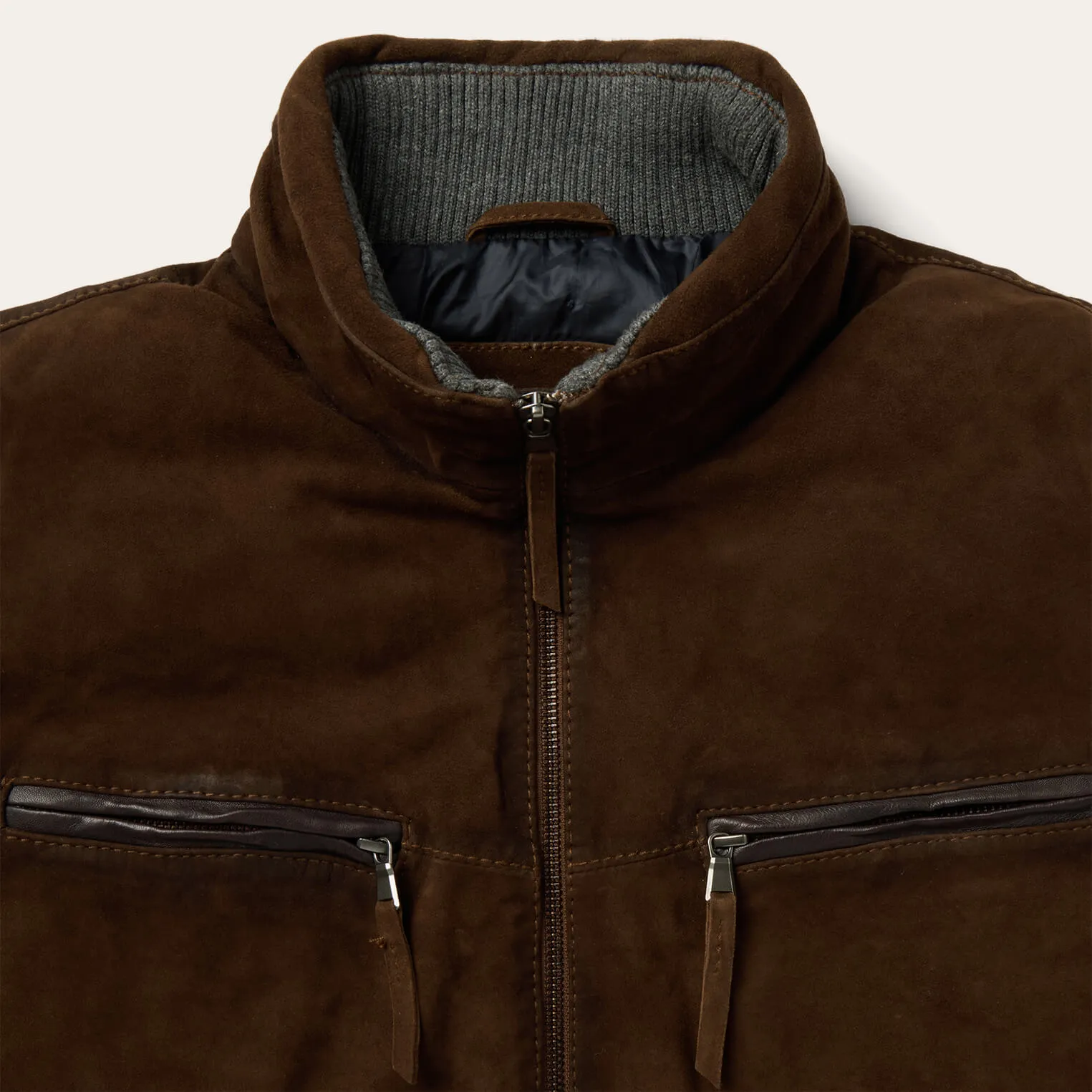 Suede Moto Jacket sold by Stetson product image thumbnail 3