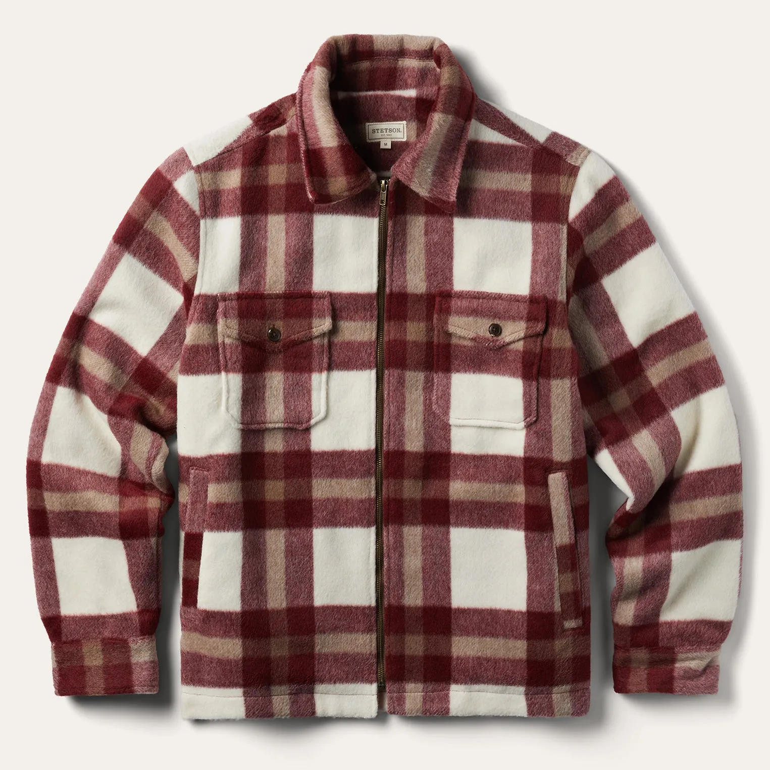 Plaid Lined Jac-Shirt sold by Stetson