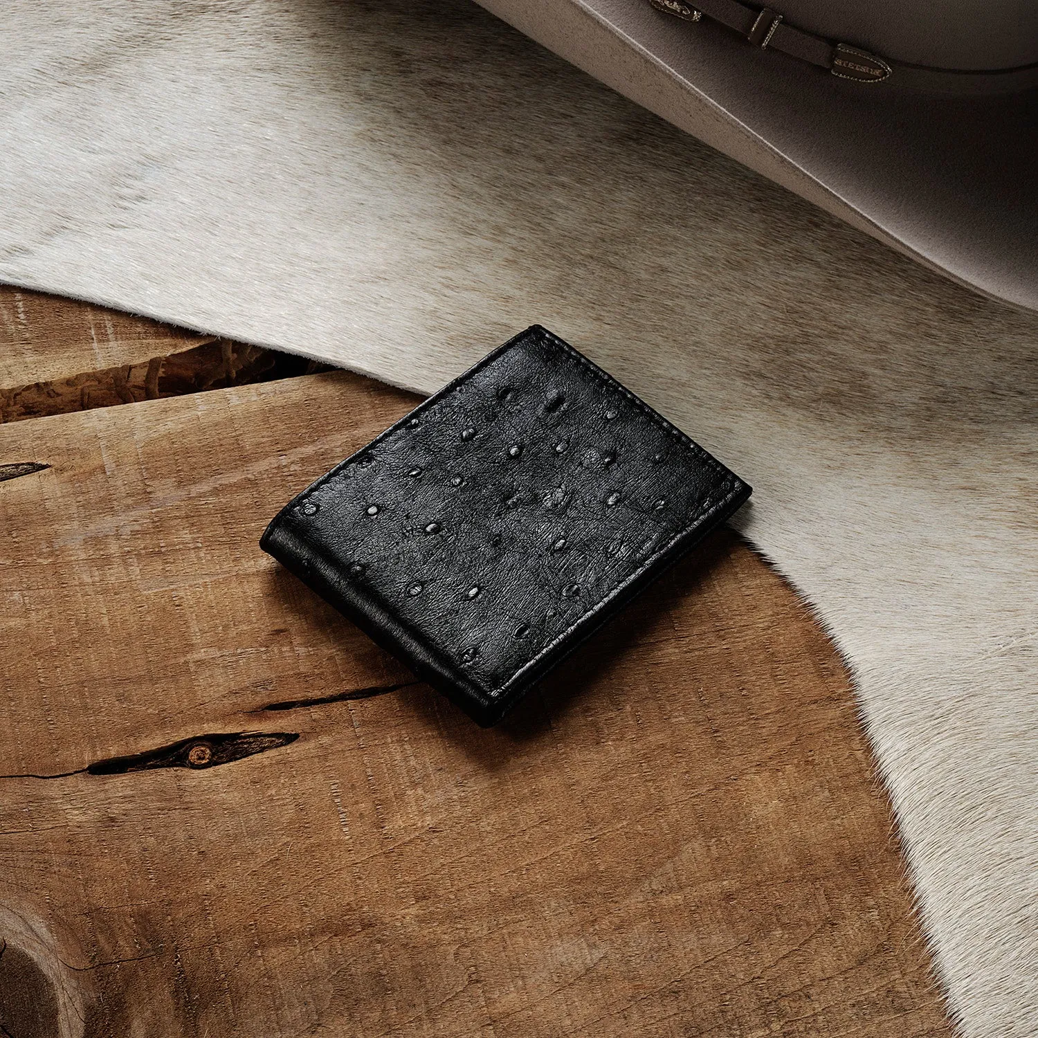 Ostrich Bi-Fold Wallet sold by Stetson product image thumbnail 2