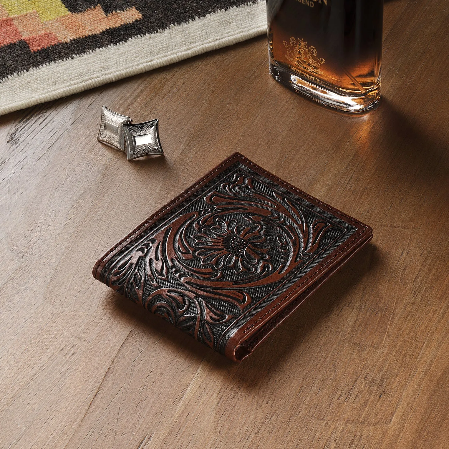 Tooled Bi-Fold Wallet sold by Stetson product image thumbnail 2