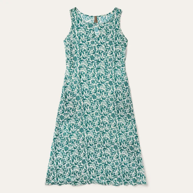 Jade Floral Print Sleeveless Dress sold by Stetson