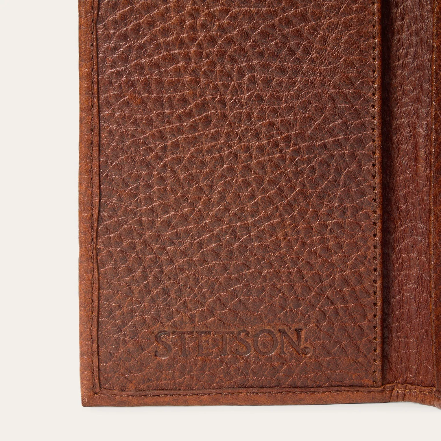 Bison Leather Stetson Rivet Checkbook Wallet sold by Stetson product image thumbnail 5