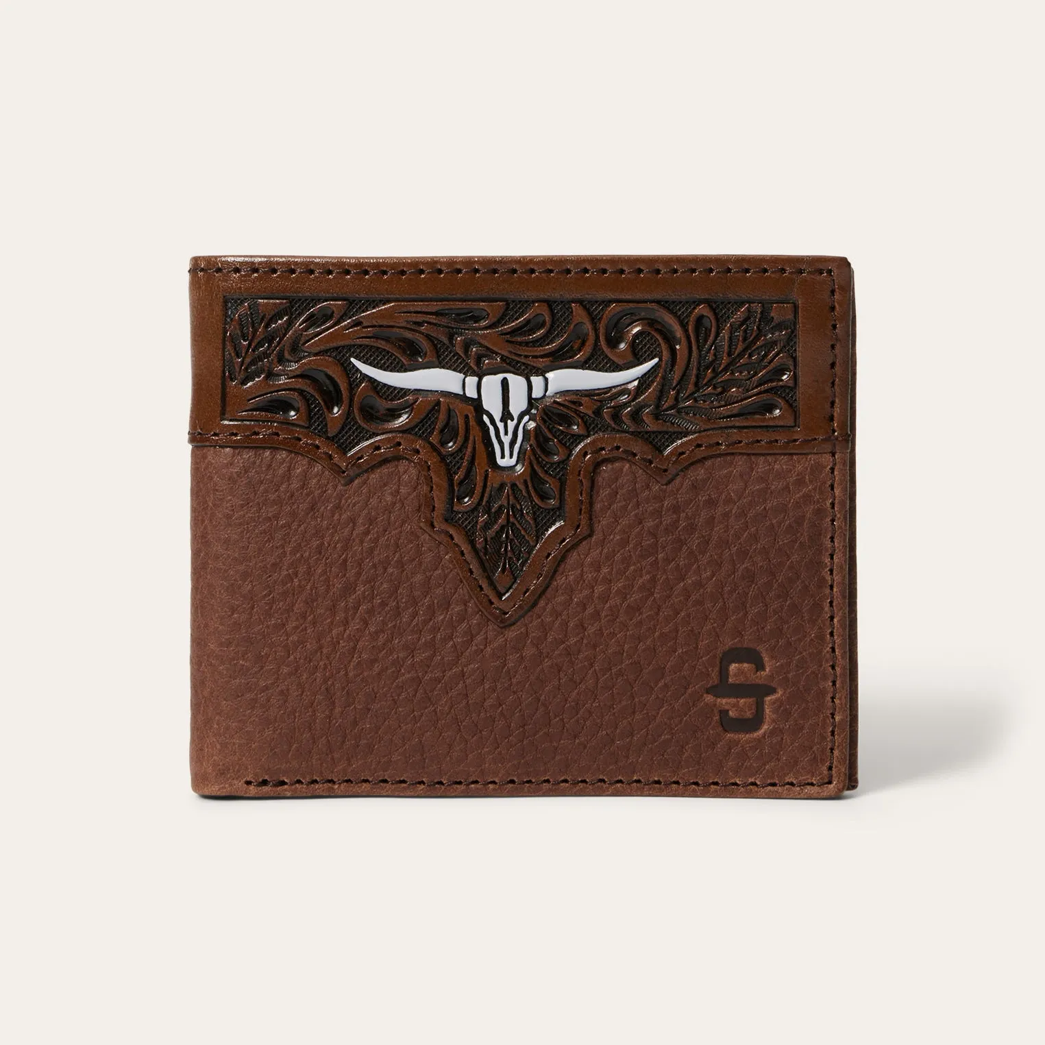 Steer Head Bi-Fold Wallet sold by Stetson