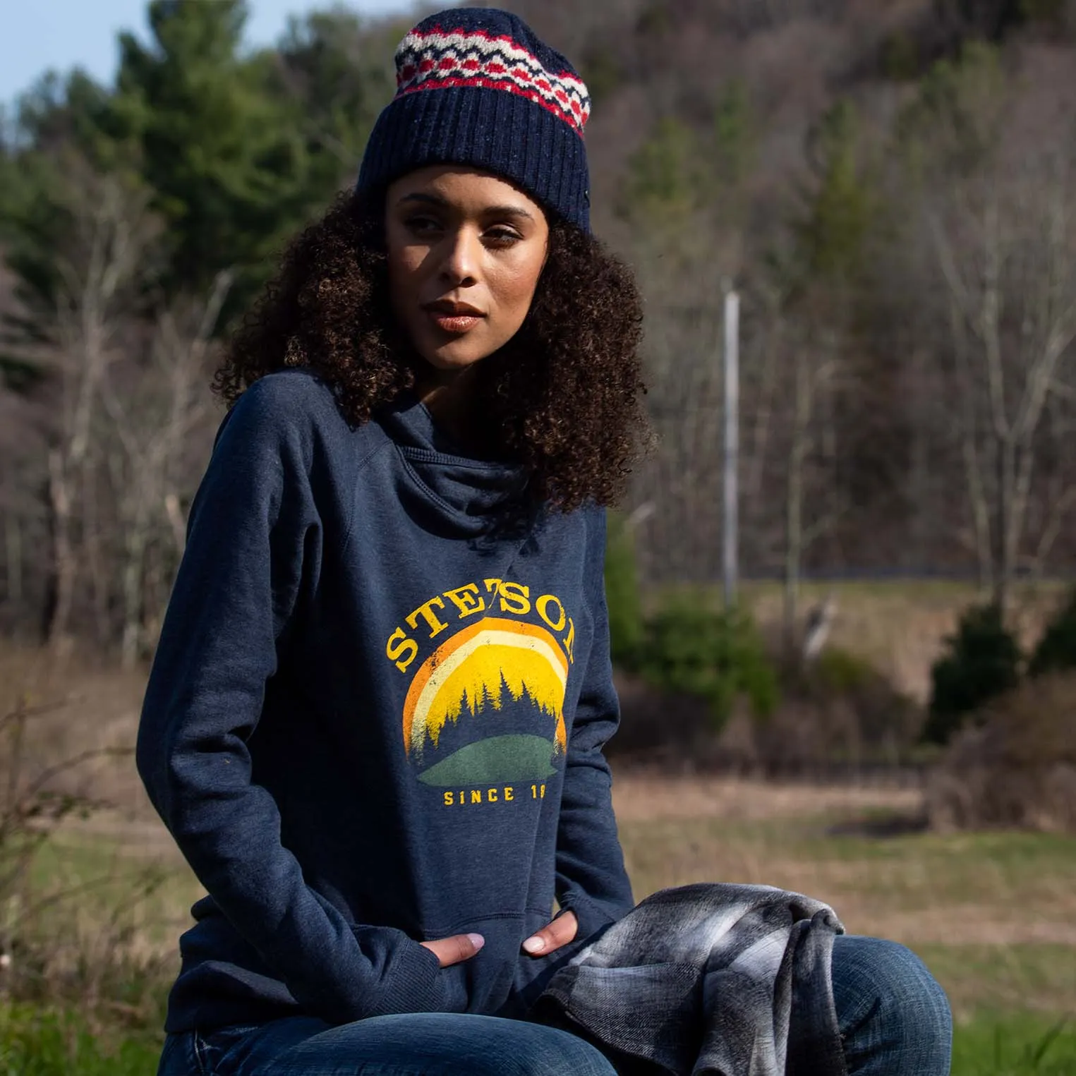 Great Outdoors Hooded Sweatshirt sold by Stetson product image thumbnail 2