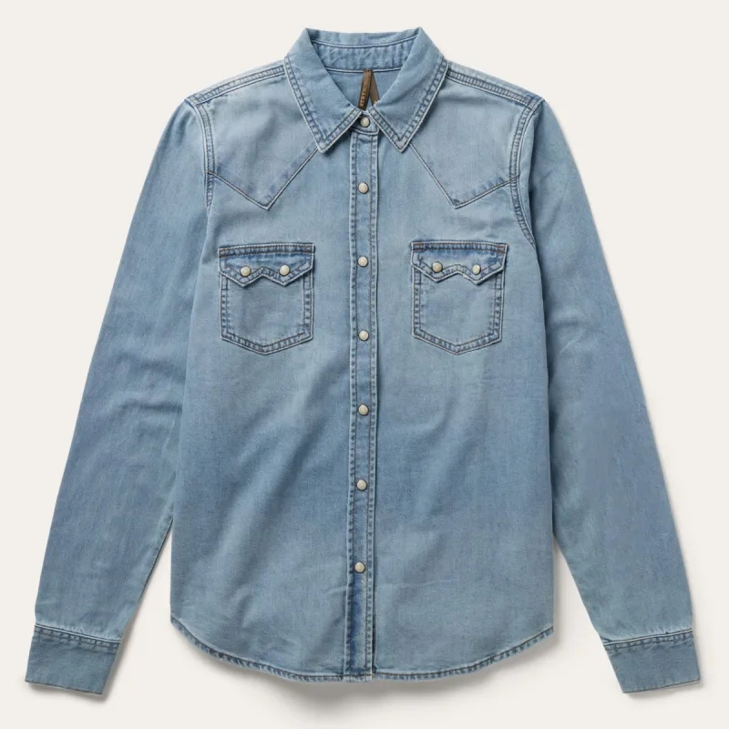 Loose Fit Denim Shirt sold by Stetson