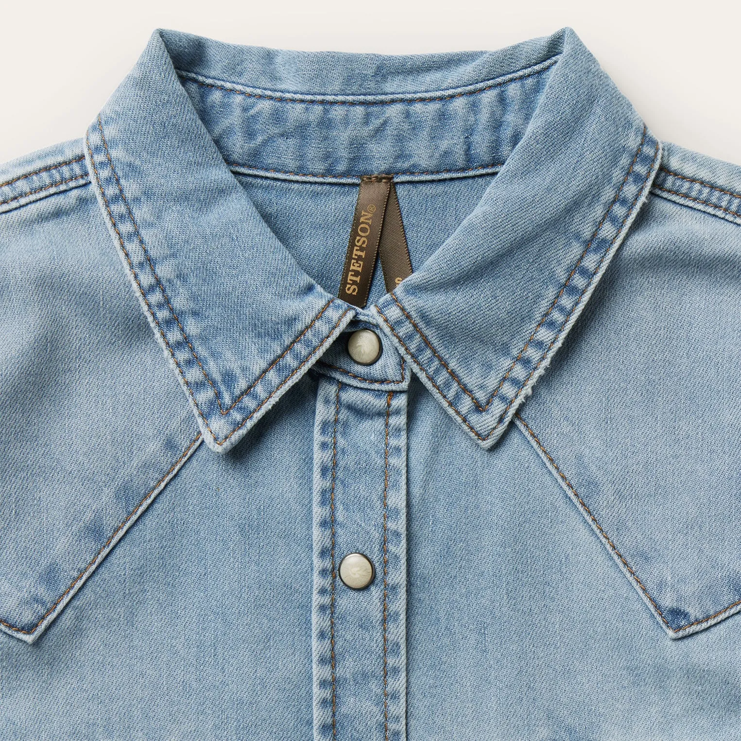 Loose Fit Denim Shirt sold by Stetson product image thumbnail 4