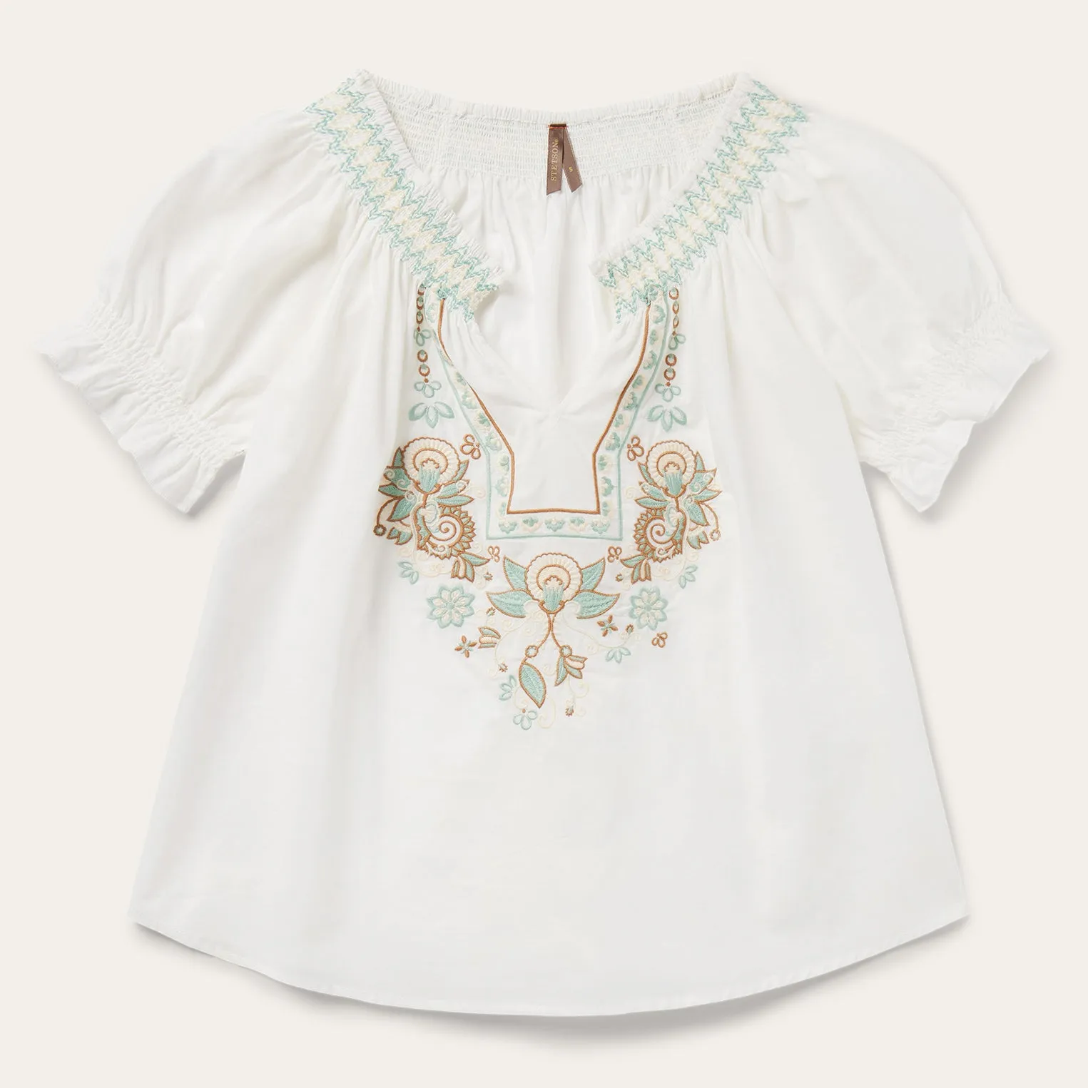 Cotton Voile Peasant Blouse sold by Stetson