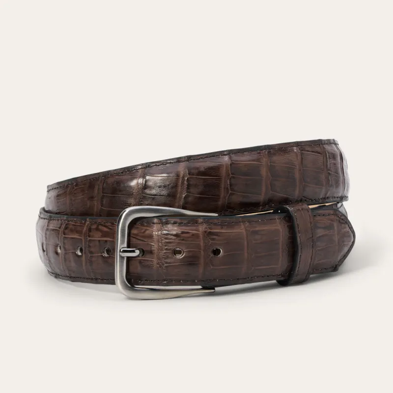 Caiman Western Tab Belt - 1 1/4" Width made by Stetson