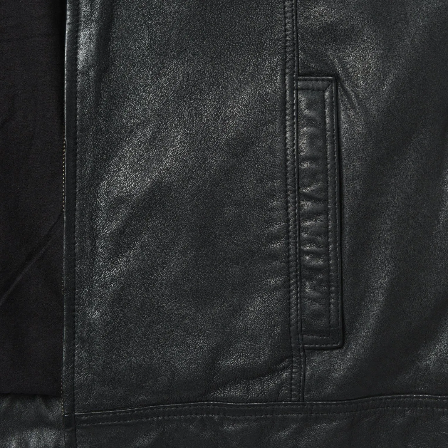 Black Leather Jacket sold by Stetson product image thumbnail 4