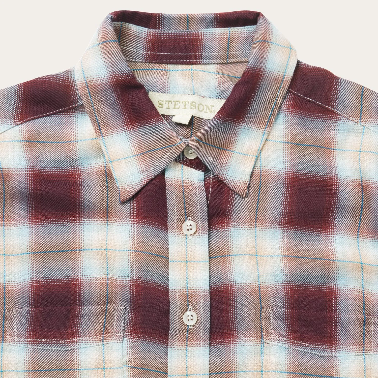 Harvest Plaid Shirt sold by Stetson product image thumbnail 3