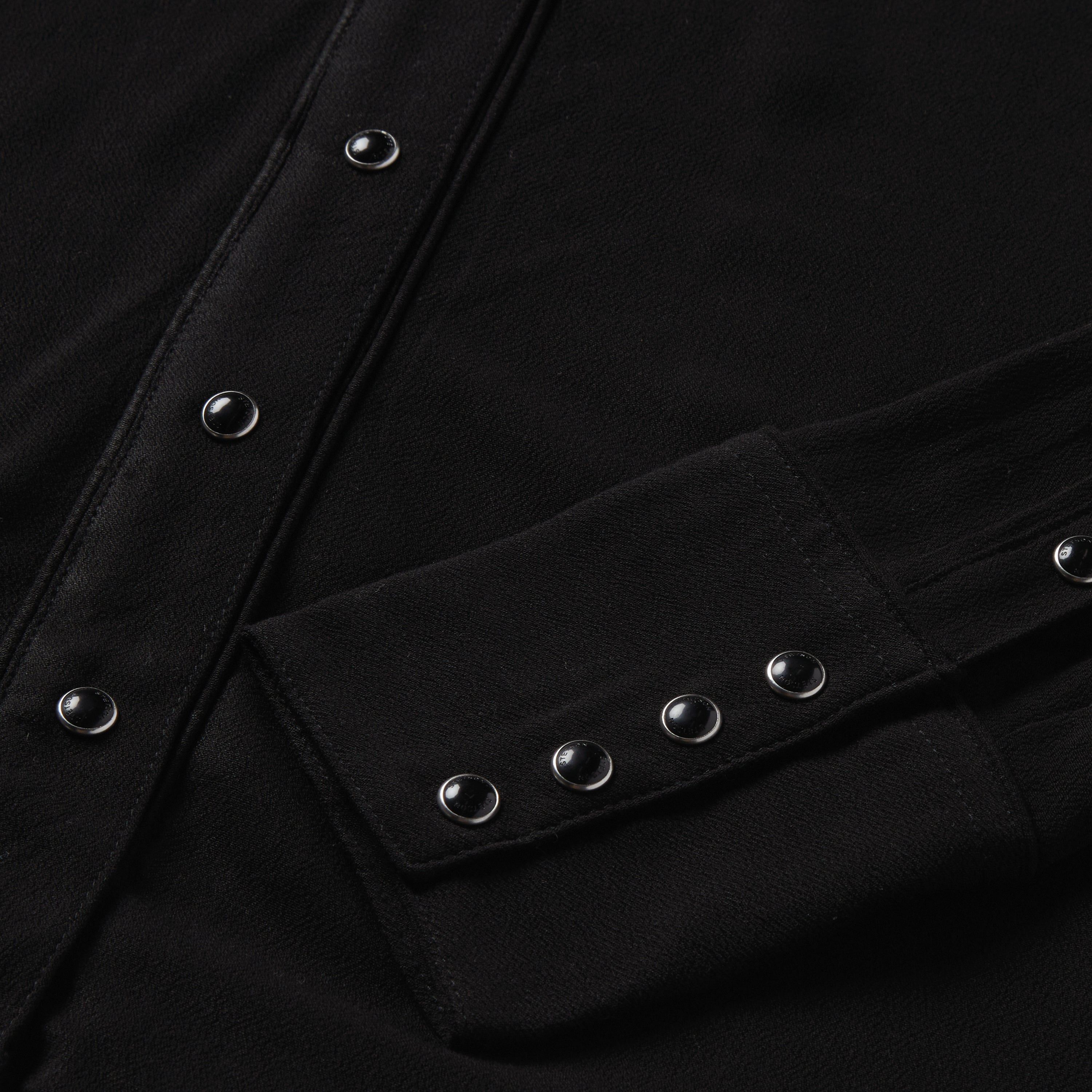 Khaki Faux Suede Western Shirt sold by Stetson product image thumbnail 5