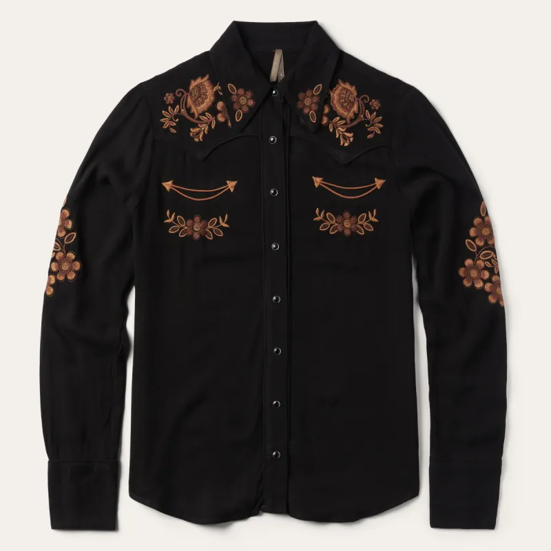Crepe Western Shirt sold by Stetson