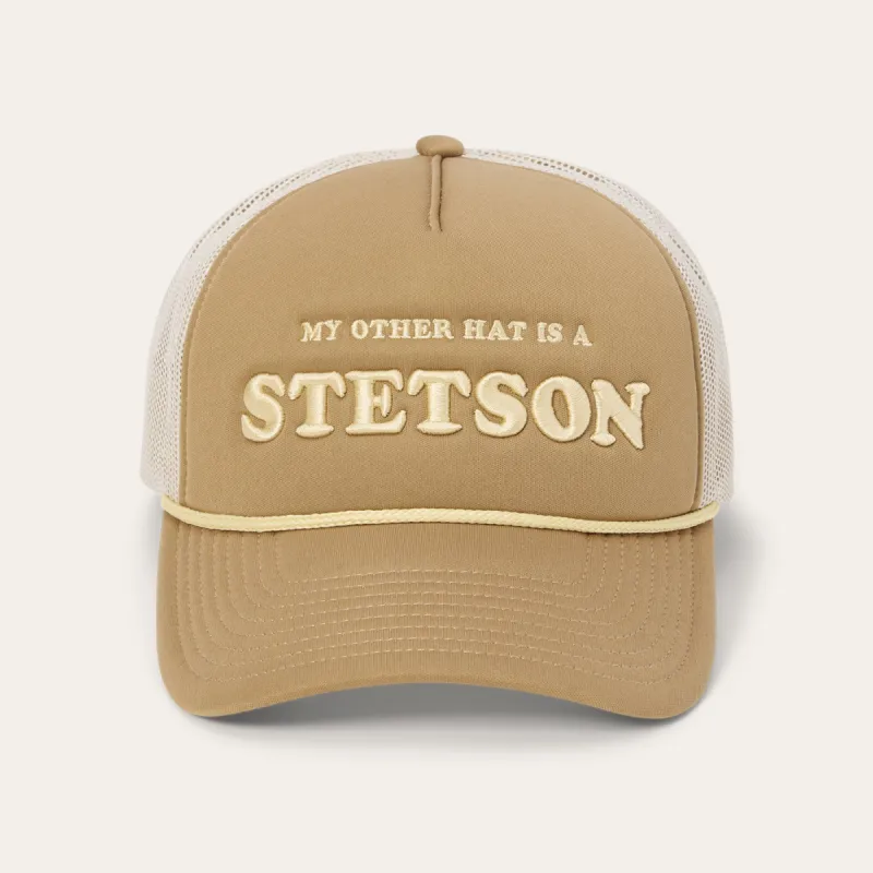 My Other Hat Is A Stetson Trucker Cap sold by Stetson